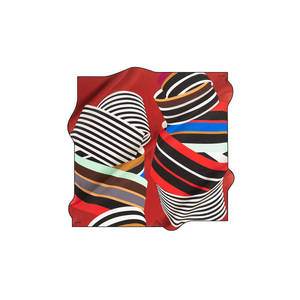 Luxury Designer Digital Print Satin <b>Silk</b> Square <b>Scarf</b> 90x90 - Product Image 1