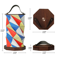 Lampes de table en papier pour la décoration de la maison, lumière pliable, arbre de Noël, matériaux spéciaux, lampe en papier rechargeable, cadeaux promotionnels d'entreprise
