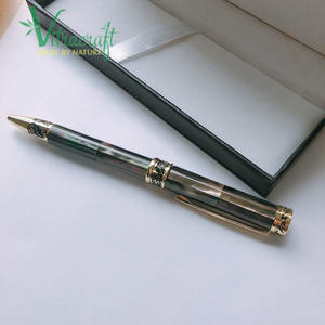 Vietnamita hecho a mano, 100% Bolígrafo Premium de alta calidad, pluma de firma de clase alta, hecha de carcasa negra natural de perla madre Vietnamita hecho a mano - Product Image 5