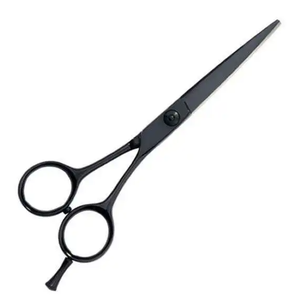 Juego de tijera de peluquero profesional de 8 pulgadas, logotipo personalizado, nuevo estilo, herramientas plateadas, embalaje, hoja recta de acero inoxidable, Belleza - Product Image 5