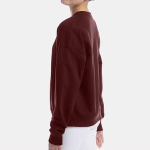 Servicio OEM, Sudadera Lisa de Algodón para Mujer, Precio de Mayoreo, Nuevo Estilo, Sudadera Extra Grande para Mujer - Product Image 3