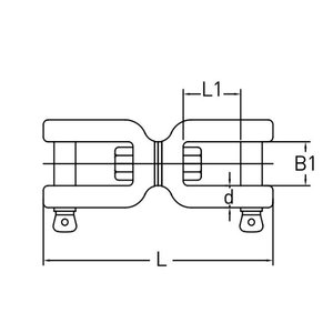 Émerillons doubles à mâchoires en acier inoxydable AISI 304/316 poli, avec garantie de 3 ans et entrée BSP - Product Image 2
