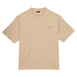 เสื้อยืดผ้าฝ้ายโอเวอร์ไซส์220จีเอสเอ็มเฮฟวี่เวทเสื้อยืดสีทึบระบายอากาศได้ดีขนาดพลัสไซส์จากบังคลาเทศโดยตรง - Product Image 1