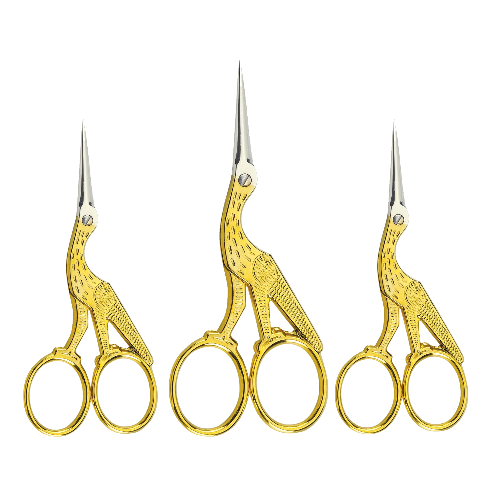 Gold Color Cuticle Nail Embroidery Scissors Plasma-Coated Manicure Scissors Powder-Coated Scissor Manufacturer in Pakistan