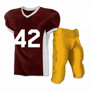 Nouveauté, uniforme de football américain personnalisé pour hommes, manches courtes, 100% polyester, logo personnalisé, meilleur matériau - Product Image 1