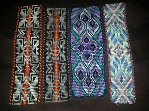 <b>Boho</b> Style Woven <b>Bracelet</b> with Rice Beads Colorful Friendship <b>Bracelet</b> Made From Stone Beads - Product Image 4