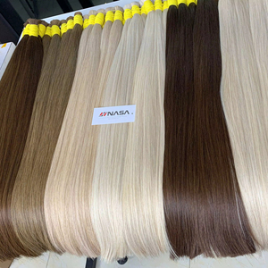Fast Shipping Bulk Human Hair Extensions Virgin Vietnamese Hair Bundles All Length by Nasa Hair 100gram All Colors 65cm - Product Image 1