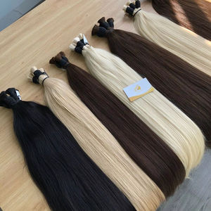 Venta al por mayor de extensiones de cabello humano de color claro vietnamita Grado de cabello virgen - Product Image 1