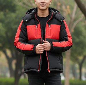 Chaqueta de Invierno Acolchada para Hombre, Estilo Urbano, con Capucha, Impermeable, Transpirable, Resistente al Viento, con Logotipo Frontal, Calidad Premium, Venta al Por Mayor 2025 - Product Image 3