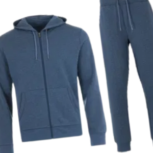 Nouveau survêtement à capuche bleu délavé à l'acide, veste en molleton décontractée pour homme, pantalon de jogging, ensemble streetwear, tenue de sport d'hiver - Product Image 3