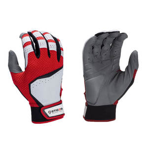 Gant de baseball Gants de frappeur d'entraînement Respirant en cuir véritable Sports et divertissement Gants de frappeur de baseball - Product Image 1