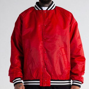 Chaqueta universitaria de lana de alta calidad para hombre, estilo Letterman, larga, fina, para invierno, a prueba de viento, con forro de seda estampado, teñida lisa, moda para mujer - Product Image 1