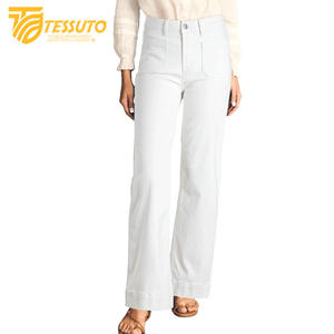 กางเกงยีนส์เอวสูงของผู้หญิงกางเกงยีนส์เอวสูงมีสไตล์ - Product Image 5