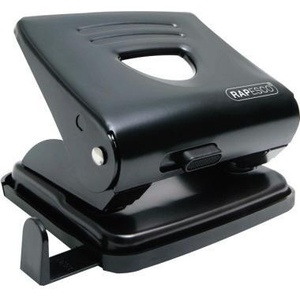 เครื่องเจาะกระดาษ RAPESCO 825 รุ่น Black Hole Punch ขนาด 8 ซม. ความจุ 25 แผ่น (80 กรัม/ตร.ม.) พร้อมรางนำกระดาษ - Product Image 1