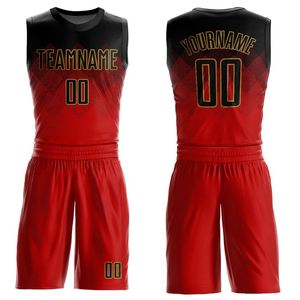 ชุดกีฬาบาสเกตบอลพิมพ์ลายโพลีเอสเตอร์100% เสื้อทีมสีสดใส - Product Image 3