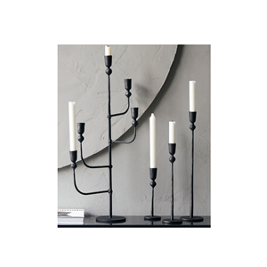 เชิงเทียนโลหะแบบโบราณสำหรับตกแต่งบ้านพิมพ์แบบกำหนดเองได้มีค่าและหรูหราที่สุดสำหรับซัพพลายเออร์อินเดีย - Product Image 4