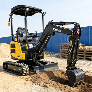 Miniexcavadora KAISAN de 1.8 Toneladas para Construcción, Diseño de Cola Cero, Excavadora Araña con Motor Yanmar - Product Image 6