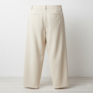 Pantalon de jogging décontracté pour homme, coupe mi-large, plissé, en tricot 100% coton, respirant, imperméable, coupe ample, de haute qualité - Product Image 2