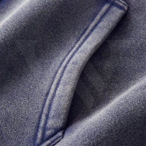 Top Selling Men's Acid Wash <b>Hoodie</b> High Quality <b>Long</b> Sleeve <b>Oversized</b> Hip Hop Style Print Low Price Winter OEM Hoodies for Man - Product Image 5
