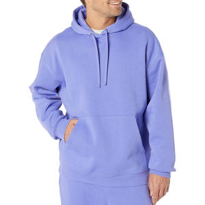 Sudadera con Capucha para Hombre, Nueva Moda, Color Sólido Personalizado, Gruesa, de Alta Calidad, Estilo Holgado con Hombros Caídos, Estilo Vintage Básico - Product Image 1