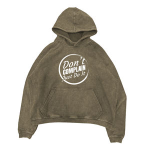 Sun Fad Acid Wash Hoodies Oversize Pullover Heavy Weight Adult Men Acid Wash Hoodie With <b>Screen</b> Printed Logo Design - Product Image 6