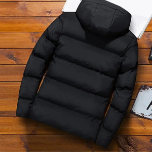 Vêtements d'hiver coupe-vent OEM ODM Veste bulle personnalisée pour hommes et femmes Veste bouffante à la mode d'hiver Veste bulle Manteau bouffant chaud - Product Image 4