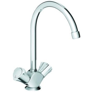 Robinet mélangeur de cuisine Grohe Costa 1/2 pouce monotrou pivotant œil-œil NPT en chrome avec garantie de 3 ans - Product Image 1