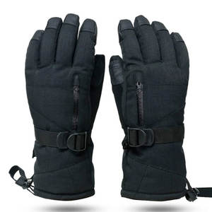 Gants d'équitation d'hiver respirants personnalisés de haute qualité, à doigts entiers, imperméables, en cuir, thermiques, pour hommes, pour l'extérieur - Product Image 2