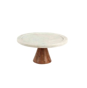 Estampado de tartas reales de mármol redondo, fabricante de madera y mármol, venta al por mayor, soporte para pastel, hogar y decoración, nuevo diseño 2022 - Product Image 2