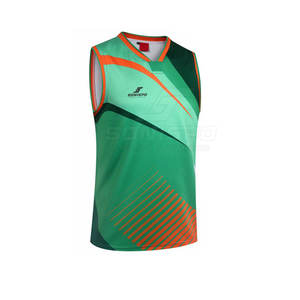 ชุดเครื่องแบบวอลเลย์บอลชายใส่สบายชุดเล่นกีฬาแห้งเร็วผ้าโพลีเอสเตอร์100% - Product Image 3