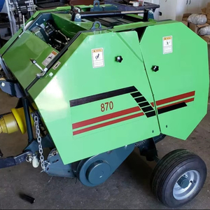 Presse à foin de paille ronde à prix compétitif Mini presse à foin ronde avec approbation CE à des prix modérés Expédition dans le monde entier - Product Image 1