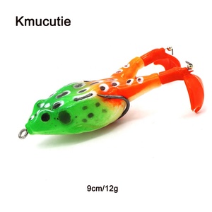 เหยื่อปลอมตกปลาปลอมรูปปลาดุก9ซม. 12กรัมตะขอคู่ทำจากซิลิโคนนิ่ม - Product Image 4