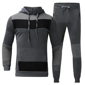 Ensemble de survêtement de style slim fit avec logo personnalisé, survêtement de jogging pour homme de haute qualité, ensemble de survêtement unisexe, sweat-shirt à capuche, survêtement imprimé en relief, OEM - Product Image 4