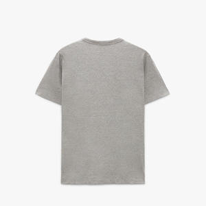 Camisetas de algodón 100% al por mayor de alta calidad, camisetas de hombre de Color gris de gran tamaño con impresión personalizada Lisa por sublimación - Product Image 1