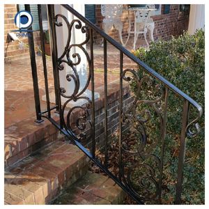 PRIMA Wrought Iron Railing Design Galvanized Steel Garden Balcony Panel Metal <strong>Fence</strong> - Product Image 4