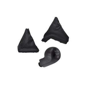 ที่หุ้มเกียร์เบรกมือและหัวเกียร์สำหรับ Opel Astra H (5) -สีดำ - Product Image 2