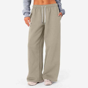 Pantalons de jogging en polaire imperméables amples de haute qualité en gros OEM pour femmes, vêtements de sport pour femmes - Product Image 2