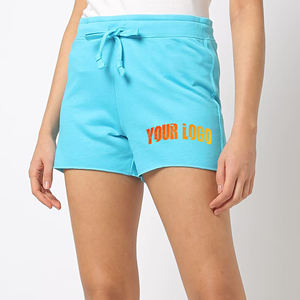 Pantalones cortos informales de verano para mujer, Jersey de algodón 100%, corto de color sólido con bolsillos laterales, pantalones cortos transpirables boxy FIT para mujer - Product Image 4