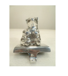 Unique Design Aluminium Polished Deer Head Design <b>Stocking</b> <b>Holder</b> for Home Living Room Office Decorative <b>Stocking</b> <b>Holder</b> - Product Image 3