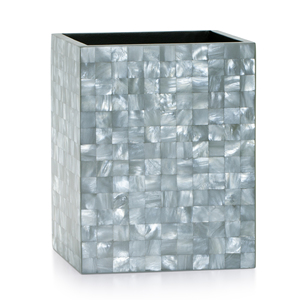 MOP coquilles panier nacré top vente mosaïque capiz perle incrusté de paniers de luxe logo personnalisé accepté - Product Image 4