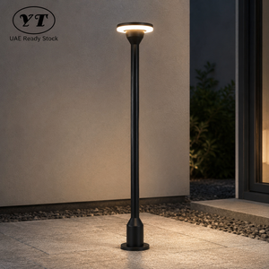 ไฟบอลลาร์ด LED อลูมิเนียม 12W กันน้ำ IP65 แสงวอร์มไวท์ สำหรับสวนกลางแจ้ง ทางเดิน ภูมิทัศน์ สนามหญ้า และลานบ้าน - Product Image 1