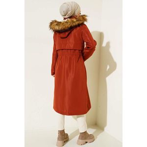 Manteau réversible coréen emblème brodé taille plissée cordon impression imperméable respirant Durable pour l'automne automne printemps - Product Image 1