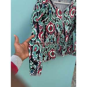 Veste matelassée en coton bohème fleuri imprimé Patchwork manteau Streetwear réversible pour l'automne hiver Style Boho - Product Image 4