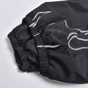 Pantalones de Esquí Negros Reflectantes con Estampado Tribal, Resistentes al Viento, de Alta Calidad, con Forro Interior Cálido, Cintura con Cordón Ajustable y Puños Elásticos - Product Image 6