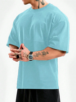 T-shirt Designer Bapees Version Haute pour Homme, en Tissu Tricoté 100% Coton Uni, Décontracté, Respirant, Anti-boulochage, Manches Courtes