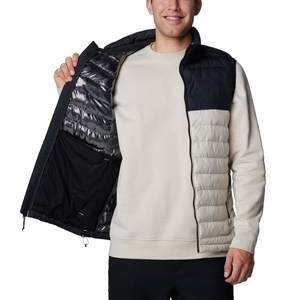 Gilet sans manches coupe-vent d'hiver pour homme, logo personnalisé, fermeture éclair, imperméable, gilet matelassé tendance - Product Image 3