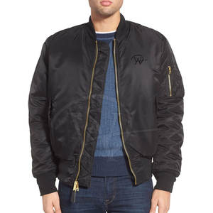 Style personnalisé et logo sur les hommes blouson d'aviateur de haute qualité grande taille blouson d'aviateur décontracté pour hommes - Product Image 1