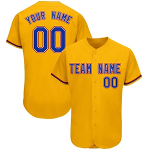 Camiseta de béisbol de manga corta de verano personalizable, ropa deportiva transpirable, uniforme de entrenamiento con impresión personalizada de grupo - Product Image 1