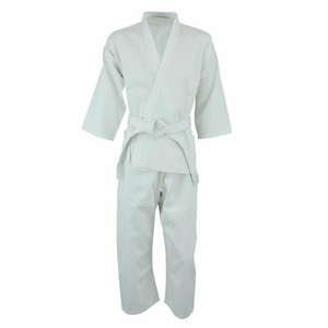 Fait sur mesure blanc Jiu Jitsu brésilien uniforme de haute qualité Bjj Gi personnalisé Bjj Gi brodé personnalisé Bjj Gi perle armure 450 Gsm - Product Image 1
