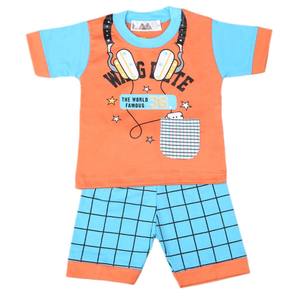 Traje de Manga Corta para Niño 4543 - Color Durazno - Product Image 2